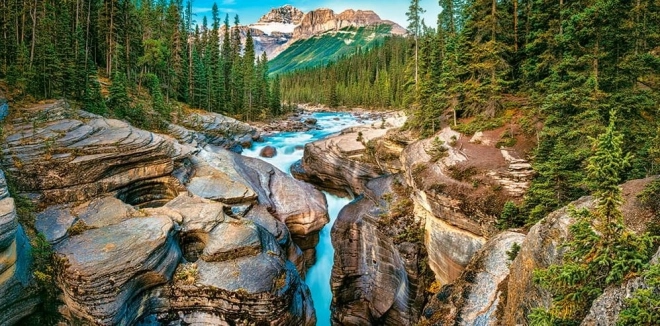 Puzzle 4000 Teile Mistaya Canyon Banff Nationalpark Kanada