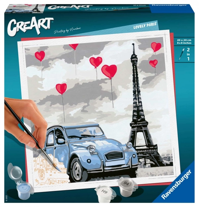 CreArt Lovely Paris Kunstset