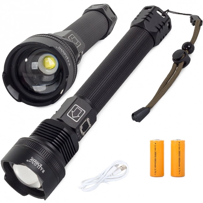 Bailong Taktische LED-Taschenlampe mit CREE XHP70