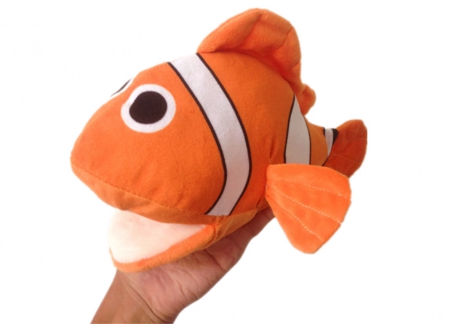 Plüsch Clownfisch Handpuppe 25 cm