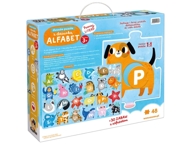 CzuCzu Großes Puzzle mit Loch Alphabet
