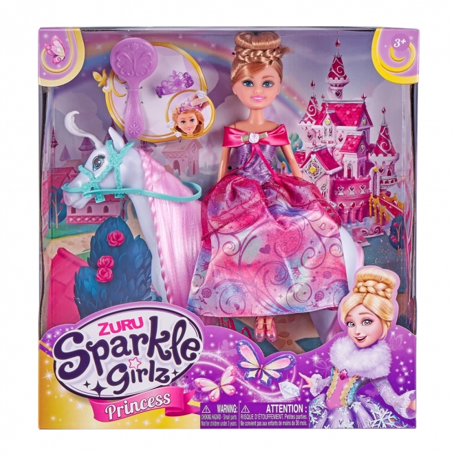 Prinzessin Sparkle Girlz mit Pferd