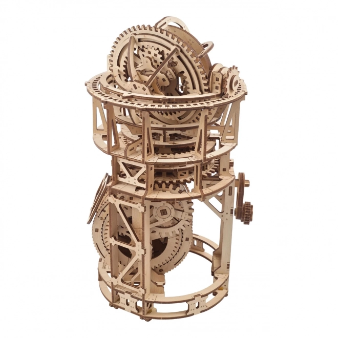 Mechanische 3D-Puzzle Sky Watcher Tourbillon Tischuhr von UGEARS