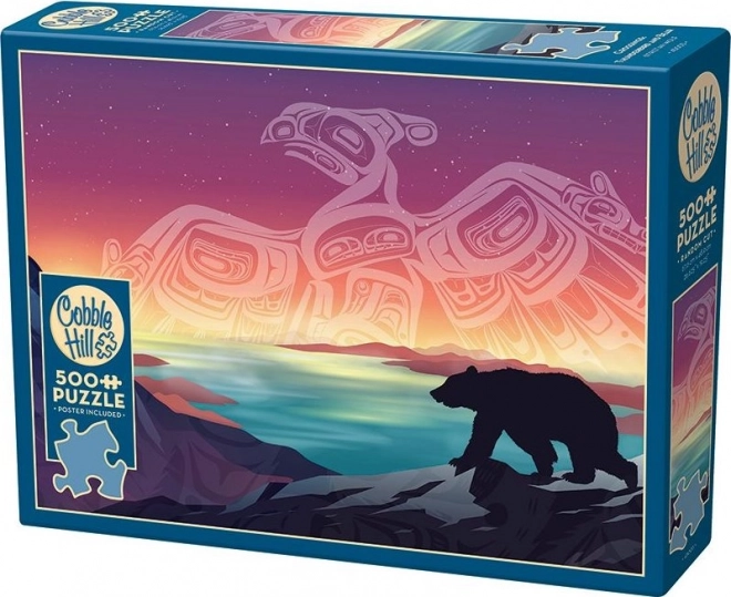 Puzzle Sturmreiter und Bär 500 Teile von Cobble Hill