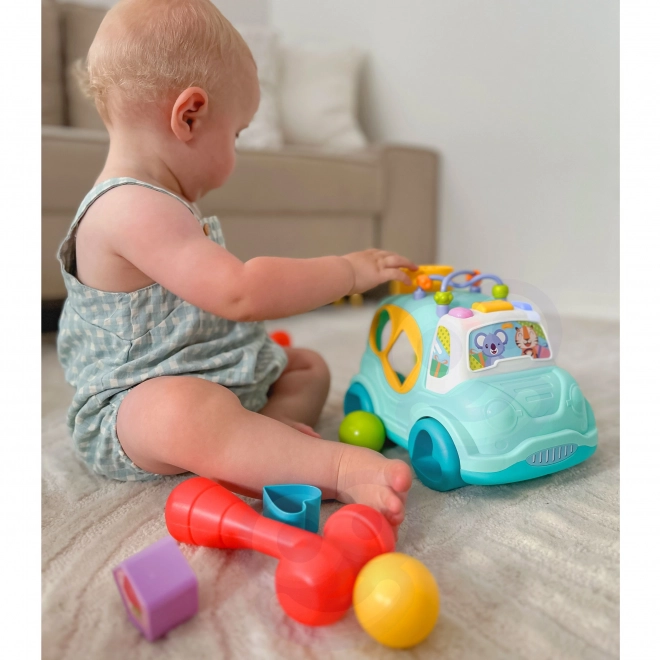 Interaktives musikalisches Auto Montessori Sortierer Blau