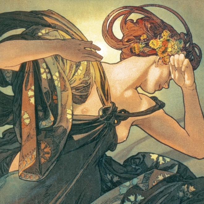 Notizkalender Alfons Mucha 2025