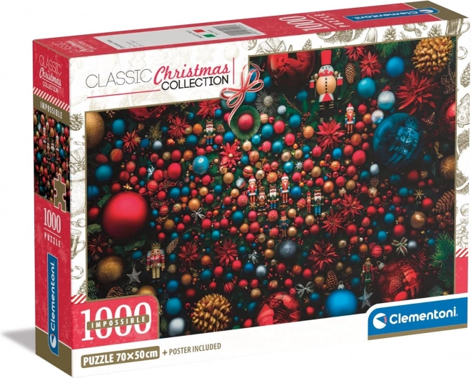 Clementoni Puzzle Impossible Weihnachten 1000 Teile