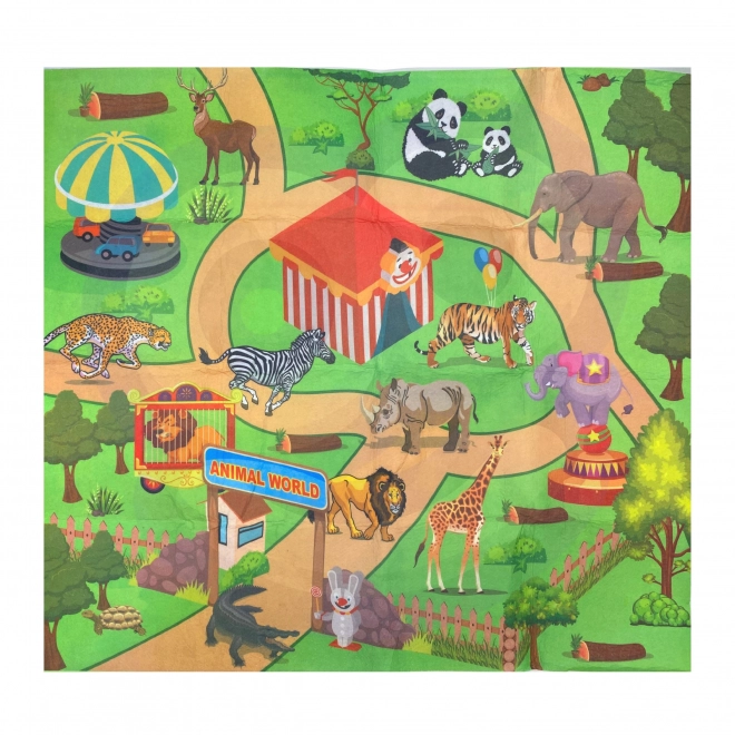 Woopie safari figura-set mit mattestück