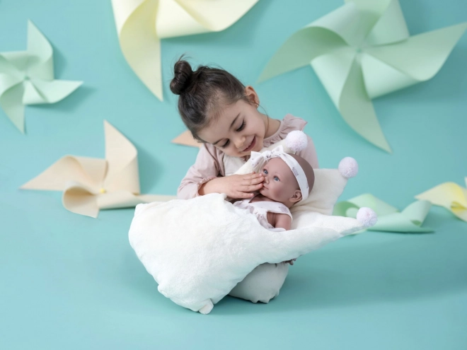 Llorens NEU GEBOREN Mädchen realistische Puppe mit Vinylkörper