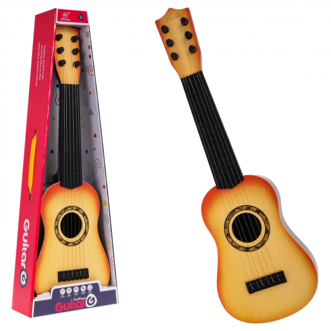 Klassische Kinder-Gitarre 3+ Hellbraun Spielzeuginstrument