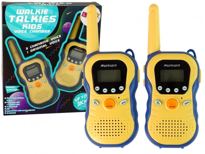 Walkie Talkies für Kinder Gelb