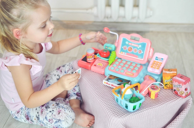 Kinder Spielkasse mit Scanner, Waage und Mikrofon von Woopie