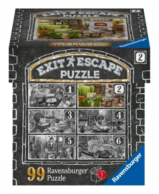 Ravensburger Exit-Puzzle Spukhaus Wohnzimmer