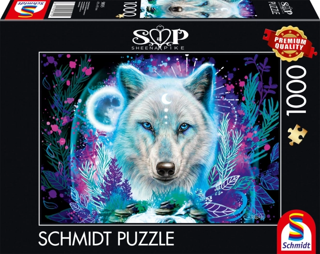 Schmidt Neon Puzzle Polarwolf 1000 Teile