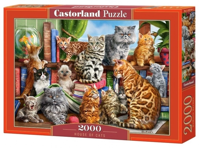 Castorland Puzzle Katzenhaus 2000 Teile