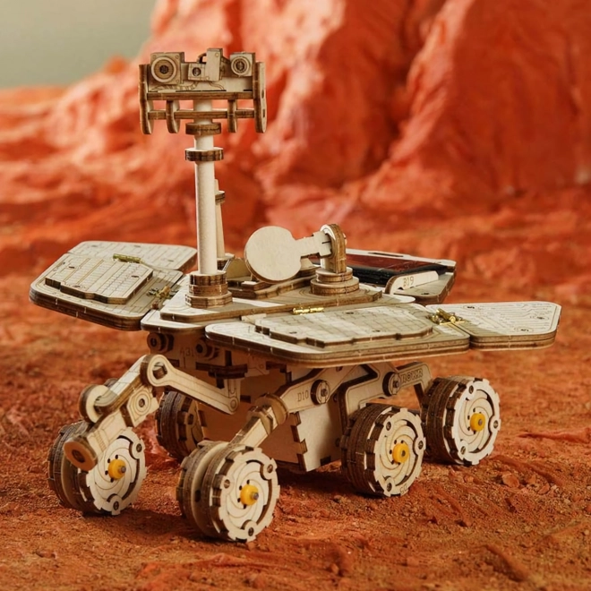 Rokr 3D Holzpuzzle Planetarisches Fahrzeug Vagabond Rover Solarbetrieben