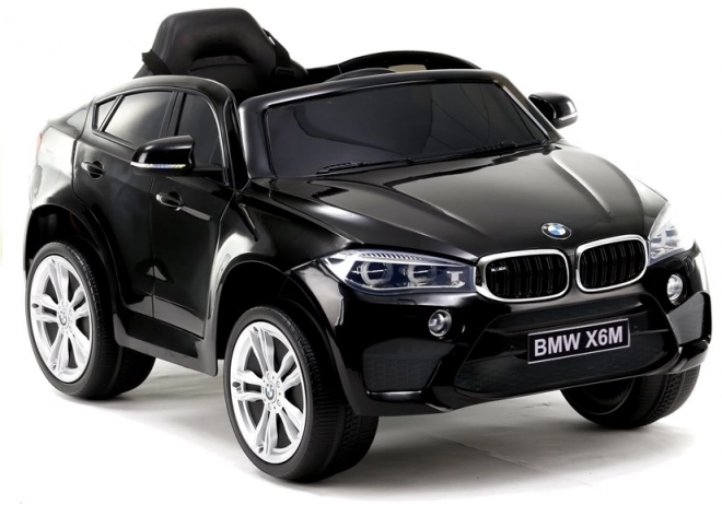 Elektrisches Kinderauto BMW X6 in Schwarz Lackiert