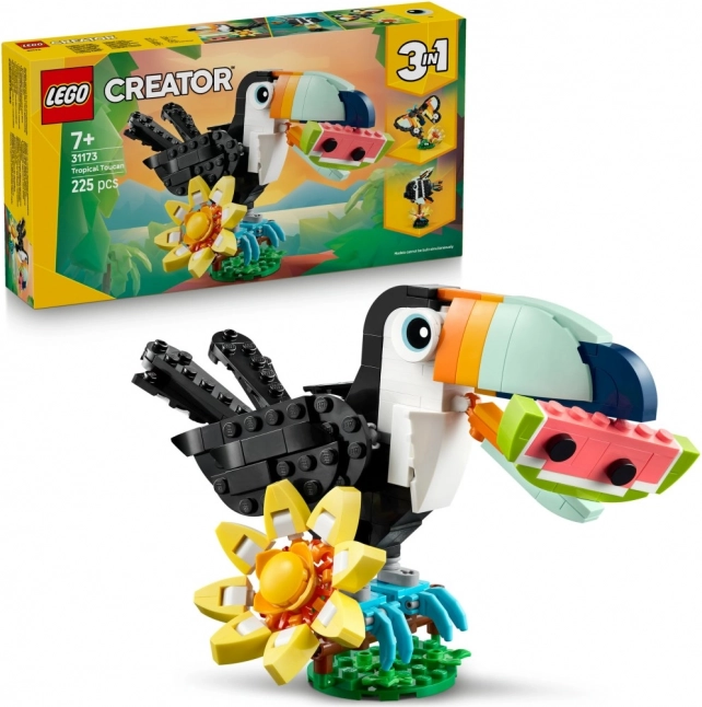 Creator 3-in-1: Tropischer Tukan – Bauset 3-in-1