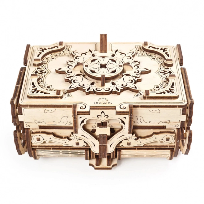 Ugears Mechanische 3D-Holzpuzzle Schmuckkästchen