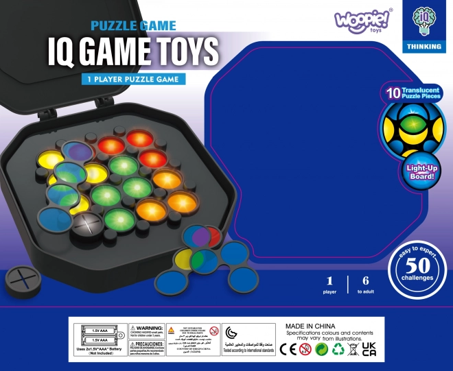 Woopie IQ Logikspiel 'Muster legen' Gehirntraining & Farbmischung