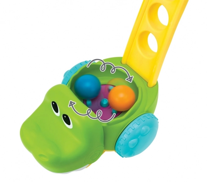 Kroko Staubsauger mit Bällen