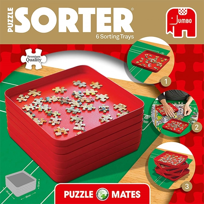 Jumbo Puzzle Mates Puzzleteile Sortierer