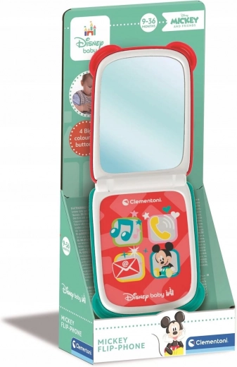 Clementoni Baby Mickey klappbares Smartphone für Kinder