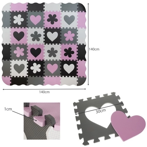 Große Matten - Schaumstoff-Puzzle - Laufstall