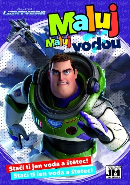 Malbuch Wasser Malen A5 BUZZ LIGHTYEAR