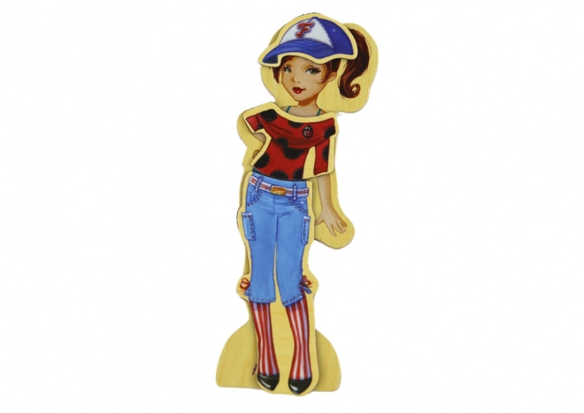 Magnetische Puppen Outfit Puzzle Set