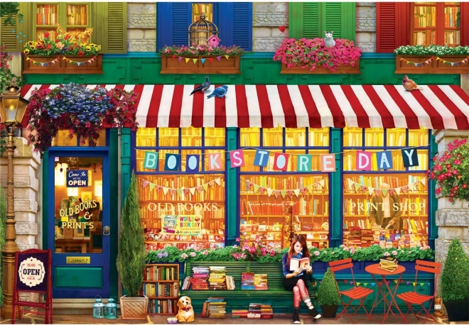 Puzzle Altes Buchgeschäft 2000 Teile