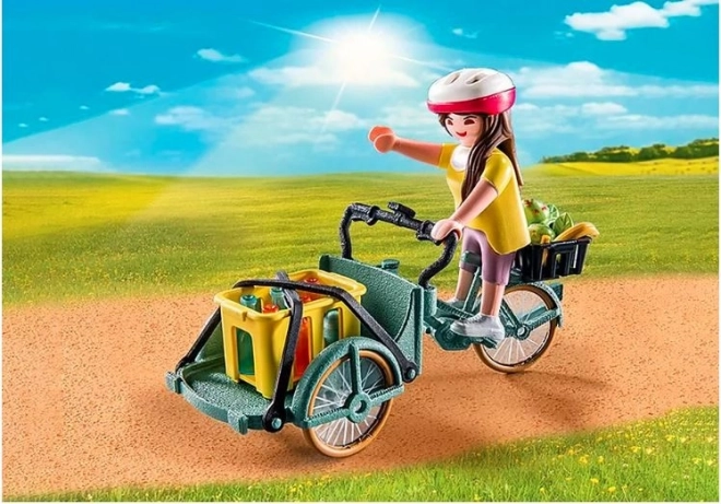 Playmobil Land - Lastenfahrrad Set