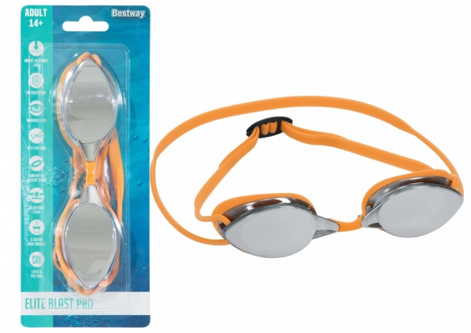 Lusterschwimmbrille Orange