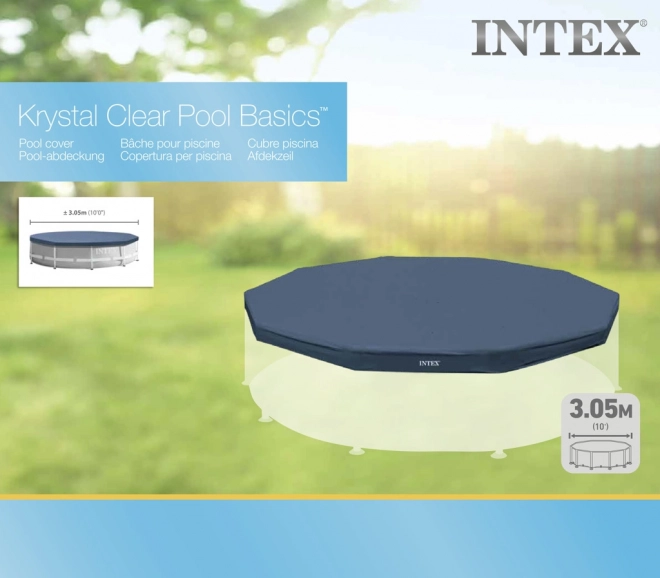 Abdeckplane für Pool 305 cm Intex