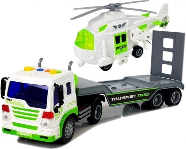 Kippbare Rampe und Transport im Maßstab 1:16