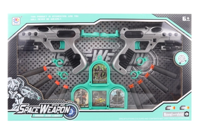Set von Weltraumpistolen