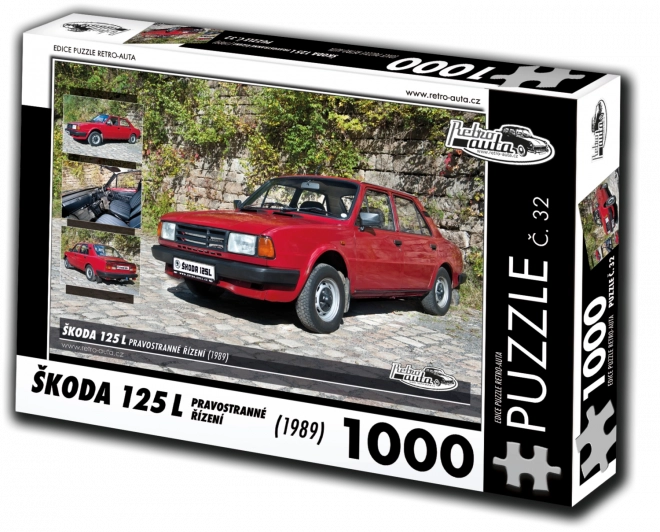 Retro Puzzle Škoda 125 L Rechtslenker