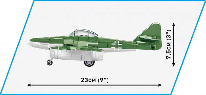 Messerschmitt Me 262 Bausteinmodell im Maßstab 1:48