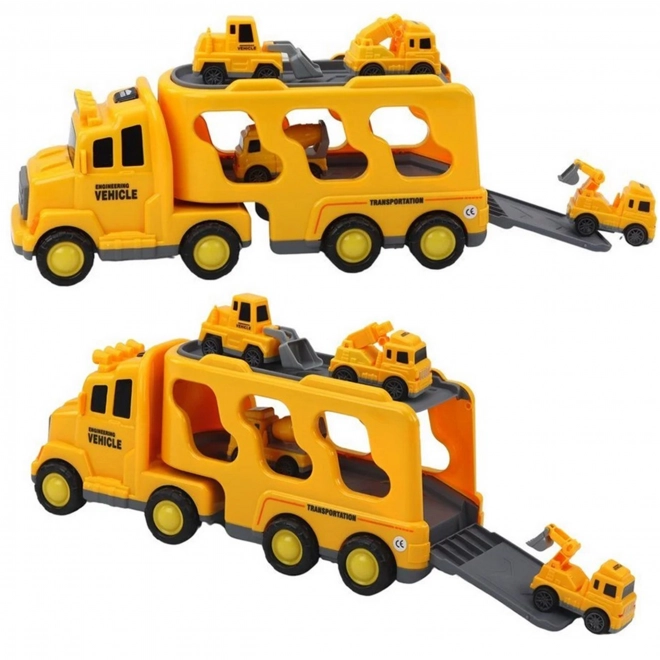 Woopie Abschleppwagen Set mit 5 Fahrzeugen