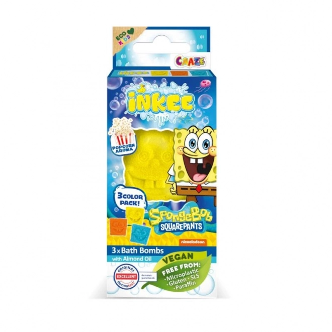 Inkee - Mini Badebombe Set - SpongeBob