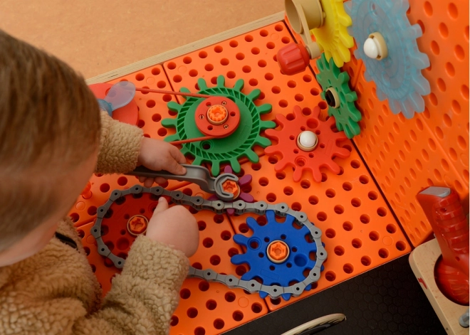 Masterkidz Holzwerkstatt XXL Montessori STEM mit Werkzeugen