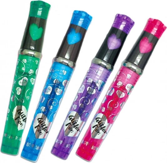 Glitzerndes Schreiben und Hervorheben von Details