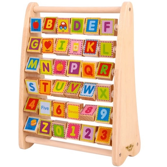 Tooky Toy Alphabet Lernspiel Abakus