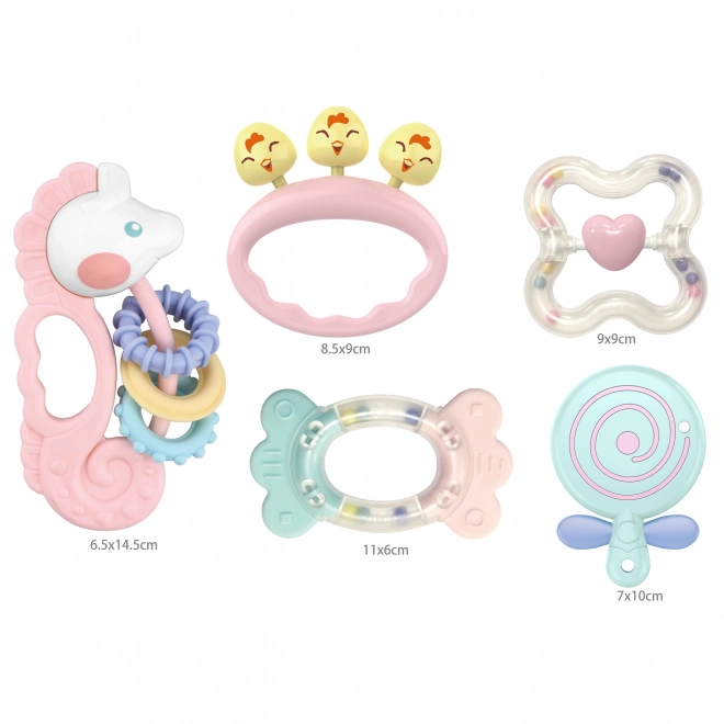 Woopie Baby Spielset Rassel-Beißringe