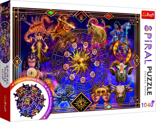 Spiralpuzzle Tierkreiszeichen 1040 Teile