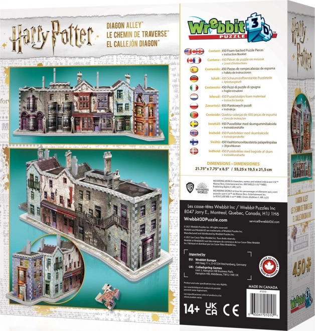 Wrebbit 3D Puzzle: Harry Potter Winkelgasse