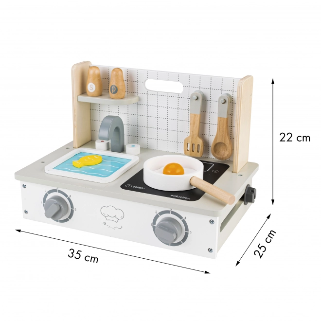 Holzspielküche mit Zubehör