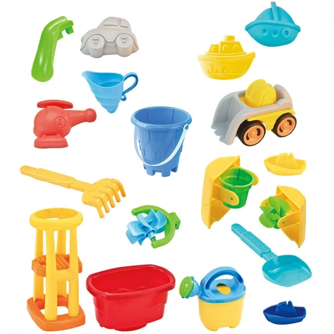 Komplettes Set von Zubehörteilen