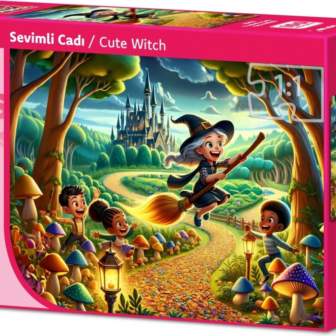 Puzzle Süße Hexe 100 Teile