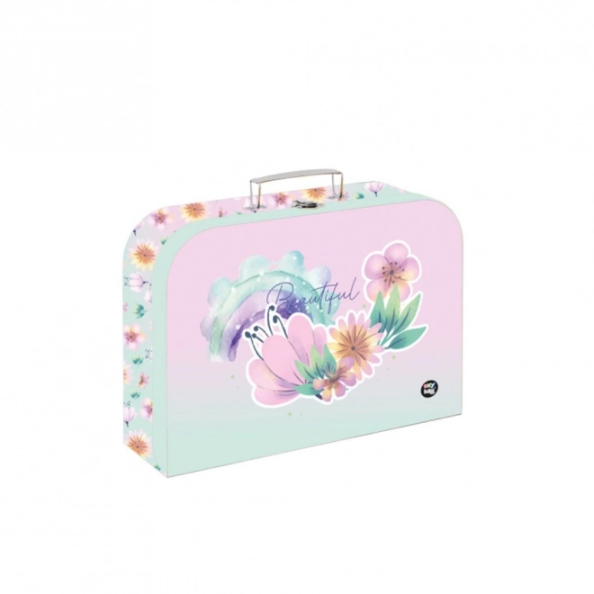 Lamino-Koffer Mit Blumenmotiv Für Kinder
